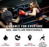 Essential Curved Boxing MMA Punching Mitts Boxing Pads W/Gift Box Hook & Jab Pads MMA Target Focus Punching Mitts Thai Strike Kick Shield for X&