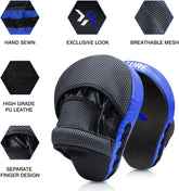 Essential Curved Boxing MMA Punching Mitts Boxing Pads W/Gift Box Hook & Jab Pads MMA Target Focus Punching Mitts Thai Strike Kick Shield for X&