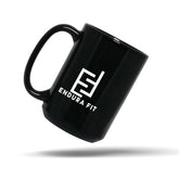 Endura Fit Signature Black Ceramic Mug – 15 oz.