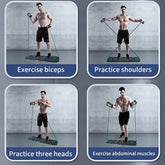 2-1 Multifunctional Folding Push up Board, Portable Folding 28 in 1 Home and Gym Exercise Equipment, Suitable for Chest and Back Exercises, Fitness Strength Training Stand