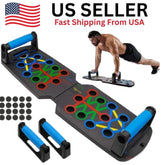 28 in 1 Push up Rack Board System Fitness Workout Train Home Gym Exercise Stands