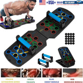 28 in 1 Push up Rack Board System Fitness Workout Train Home Gym Exercise Stands