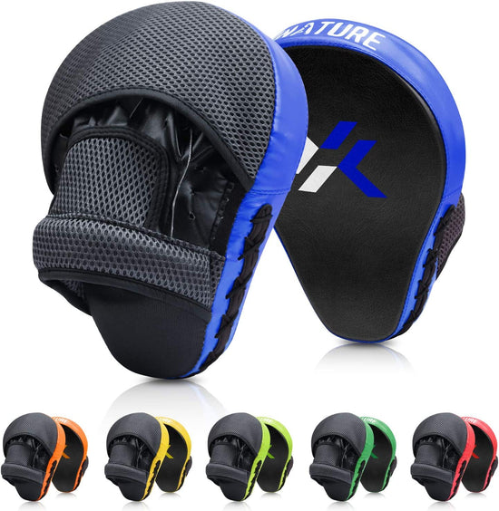 Essential Curved Boxing MMA Punching Mitts Boxing Pads W/Gift Box Hook & Jab Pads MMA Target Focus Punching Mitts Thai Strike Kick Shield for X&