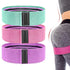 Elastic Rubber Resistance Bands for Yoga, Hip Circle Expander, Gym, Home Workout, 3Pcs