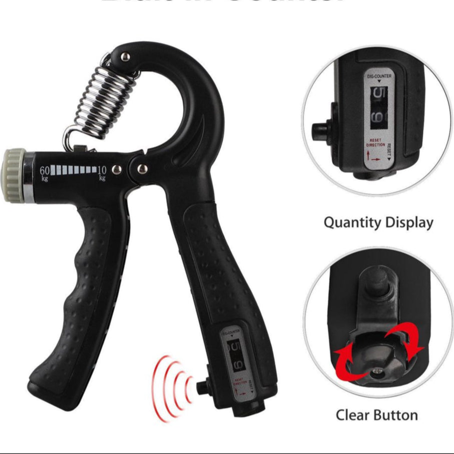 2/1Pcs Hand Grip Strengthener, Adjustable Resistance 22-132Lbs (10- 60Kg), Hand Grip Exerciser, Strengthen Grip, Hand Squeezer, Forearm Grip, Hand Exercise, Gripper, Finger Strengthener