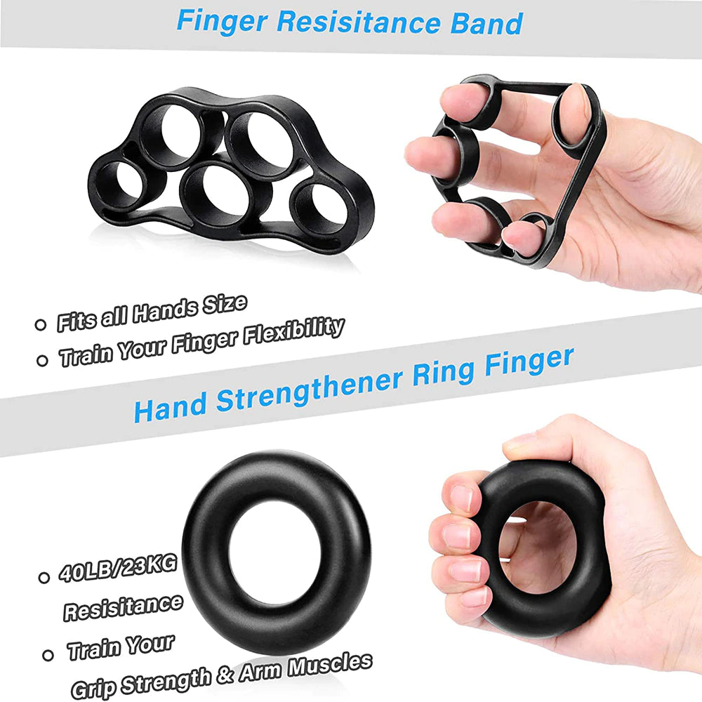 5-60Kg Adjustable Heavy Hand Gripper Fitness Hand Exerciser Grip Wrist Training Finger Gripper Hand Strengthener for Patient